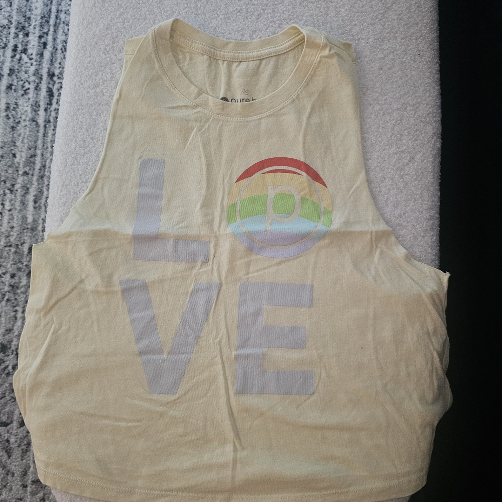Yellow LOVE Tank Top